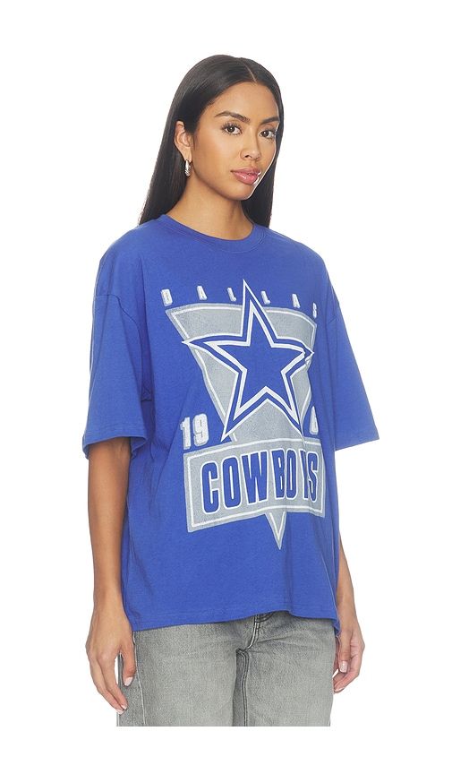 Cowboys Oversized Tee in Blue. - size L (also in M, S, XL, XS) - Junk Food - Modalova
