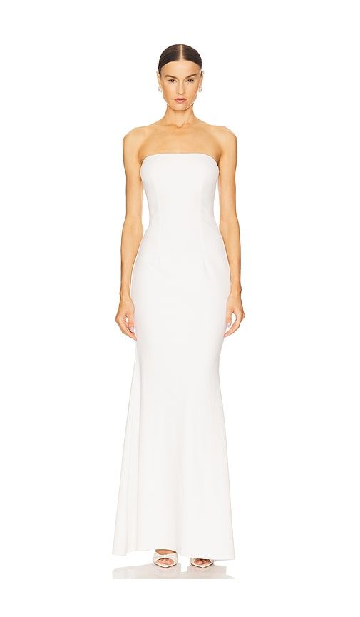 Mary Kate Gown in White. - size L (also in M, S, XS) - Katie May - Modalova
