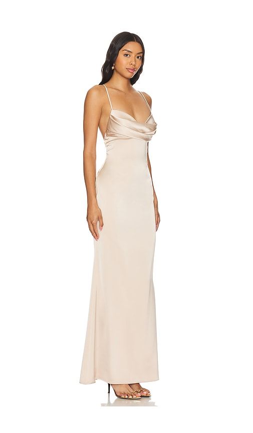Tara Gown in Tan. - size L (also in XL) - Katie May - Modalova
