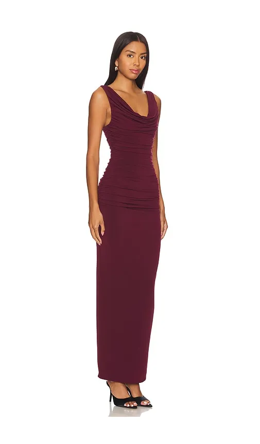 Rita Gown in Burgundy. - size M (also in S, XS) - Katie May - Modalova