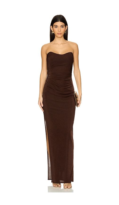 Sway Gown in Brown. - size S (also in XS) - Katie May - Modalova