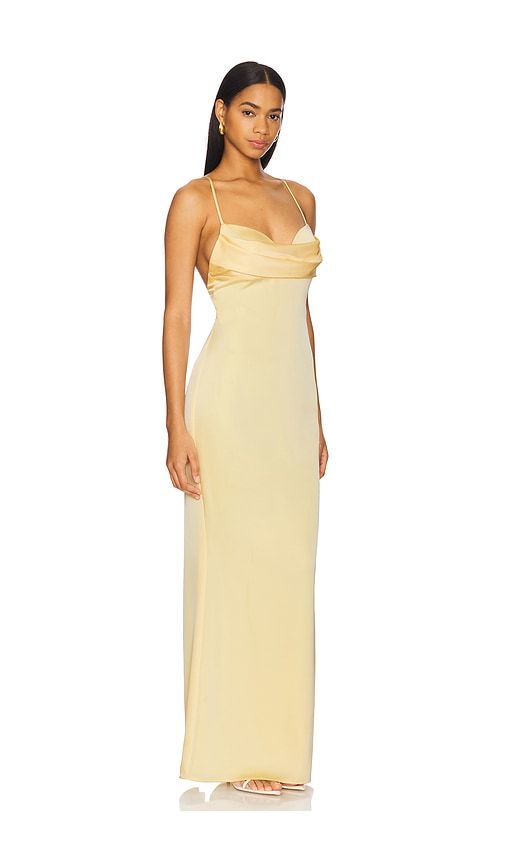 Tara Gown in Lemon. - size L (also in M, S, XL, XS) - Katie May - Modalova