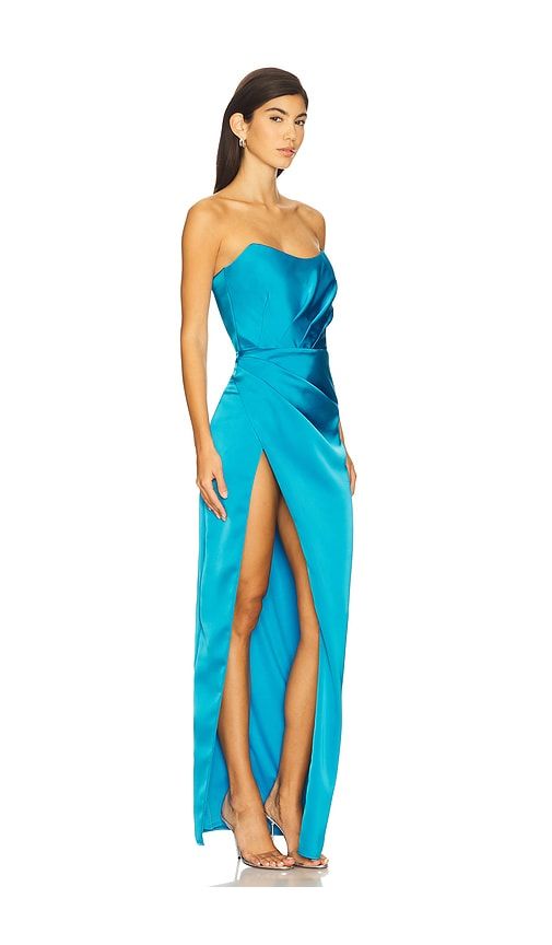 Kesia Gown in Blue. - size M (also in S, XL, XS) - Katie May - Modalova