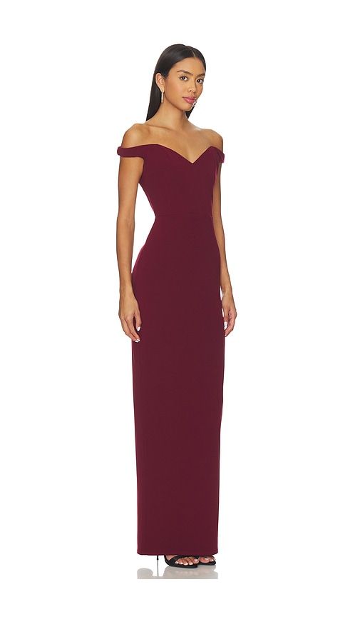Reverie Gown in Burgundy. - size L (also in M, S, XS) - Katie May - Modalova