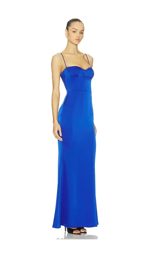 Yasmin Gown in Blue. - size L (also in S, XS) - Katie May - Modalova