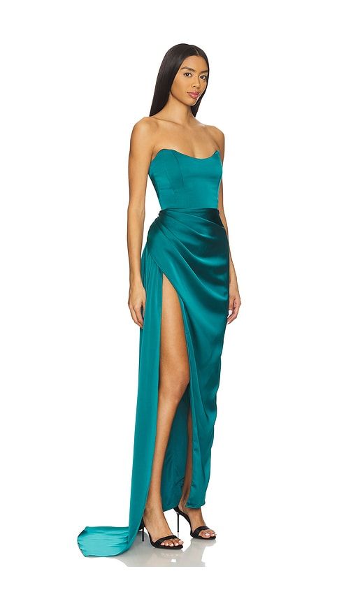 Bita Gown in Teal. - size S (also in XS, XXS) - Katie May - Modalova