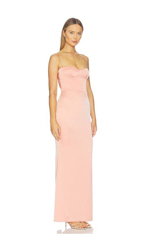 Yasmin Gown in Blush. - size L (also in M, S, XL, XS) - Katie May - Modalova
