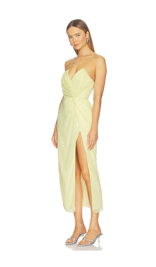 Come On Home Midi Dress in Lemon. - size L (also in M) - Katie May - Modalova