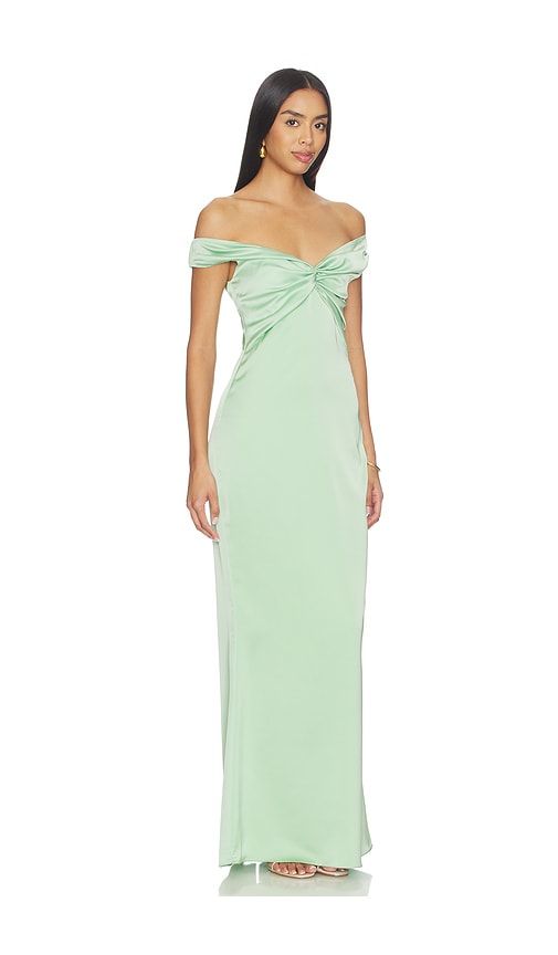 Liu Gown in Mint. - size L (also in M, S, XL, XS) - Katie May - Modalova