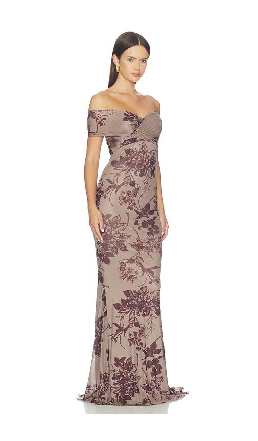 Nina Gown in Wine. - size M (also in S, XS) - Katie May - Modalova
