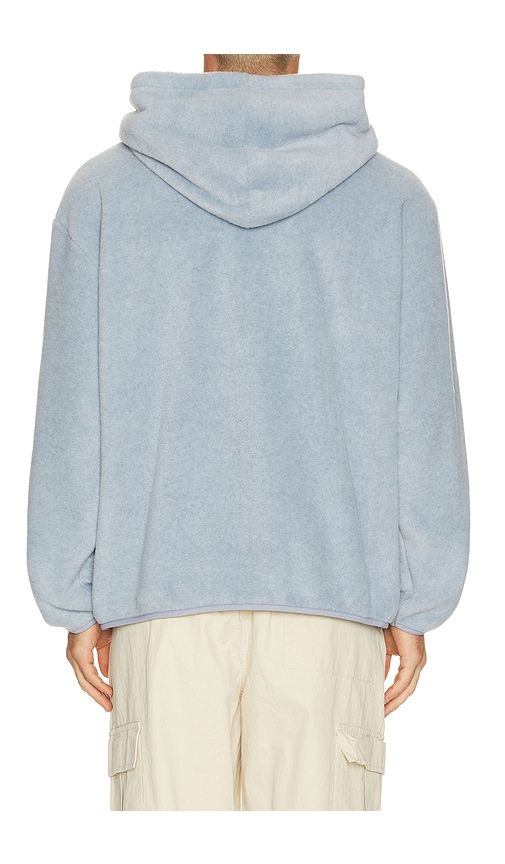 Fleece Half Zip Hoodie F in Blue - KAPPY DESIGN - Modalova