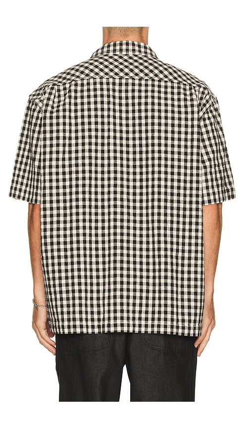 Gingham Check Linen Shirt in - KAPPY DESIGN - Modalova