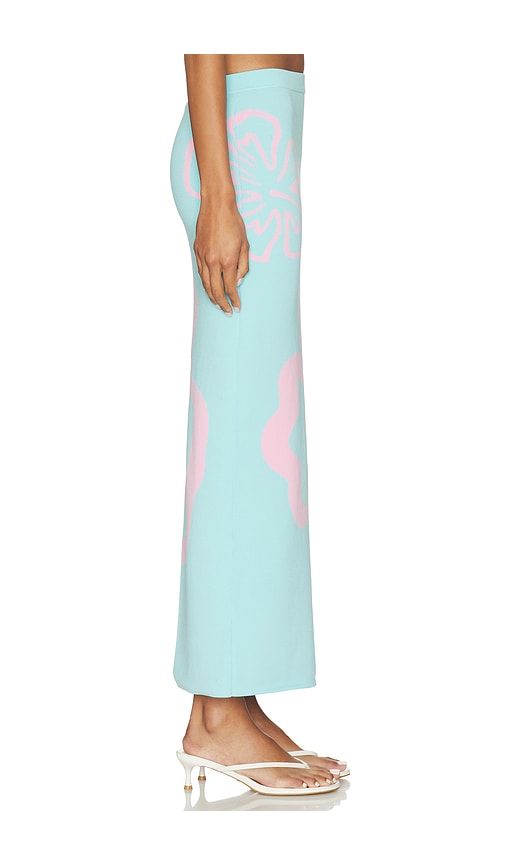 Knit Midi Skirt in Blue. - size L (also in M, S, XL, XS) - Kulani Kinis - Modalova