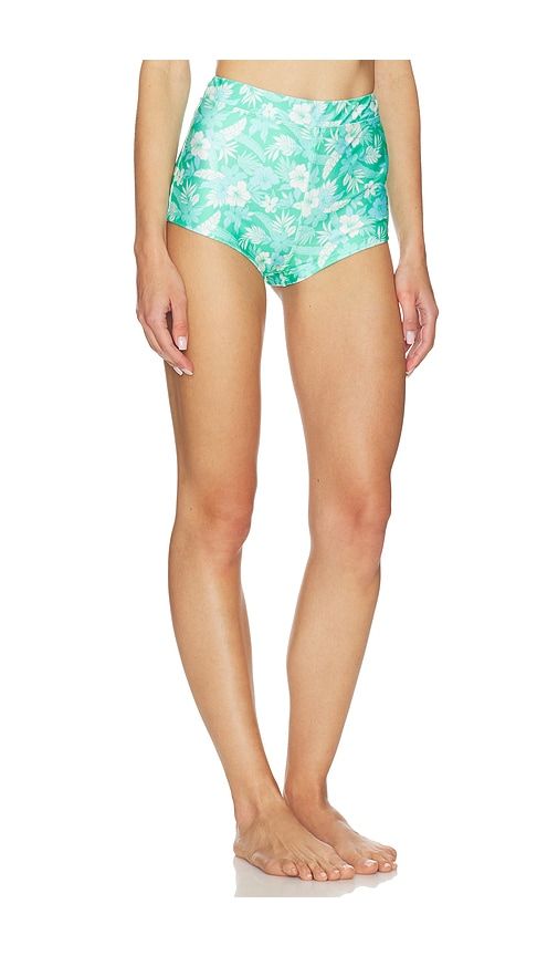 Retro Cheeky Swim Short in Teal. - size S (also in XS) - Kulani Kinis - Modalova