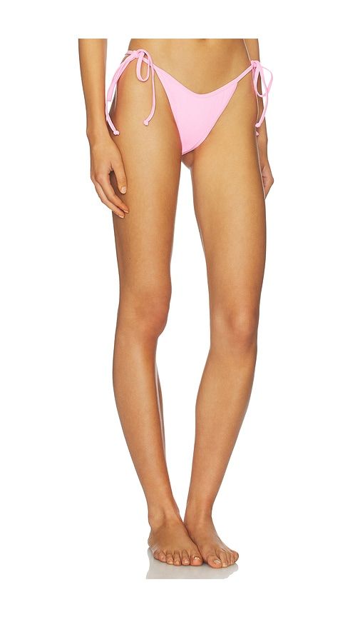 Bind Dipped Cheeky Bikini Bottom in Pink. - size L (also in M, S, XL, XS) - Kulani Kinis - Modalova