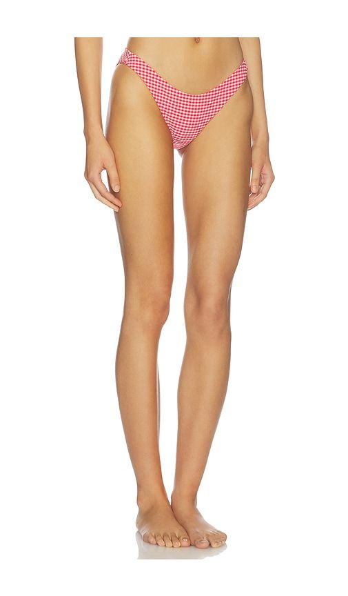 Minimal Full Coverage Bikini Bottom in Red. - size L (also in M, S, XS) - Kulani Kinis - Modalova