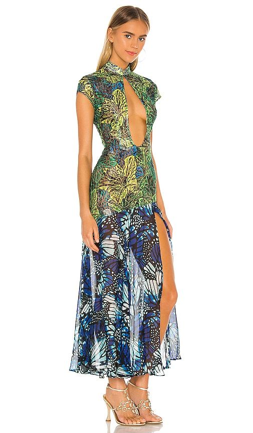 Lace Dress in Green. - size L (also in M, XS) - Kim Shui - Modalova