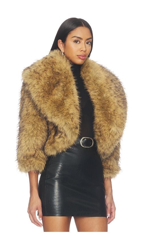Georgia Faux Fur Moon Jacket in . - size L (also in M, S, XS) - Kim Shui - Modalova