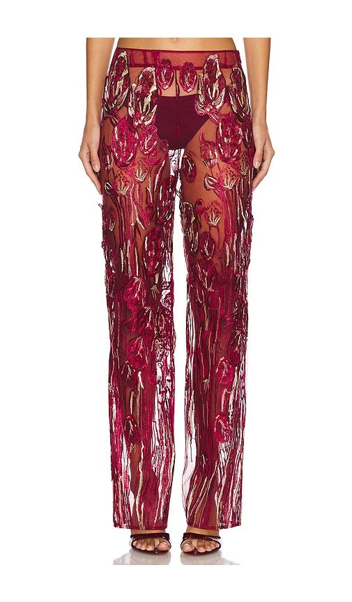 Full Length Embroidered Pants in . - size L (also in S, XS) - Kim Shui - Modalova