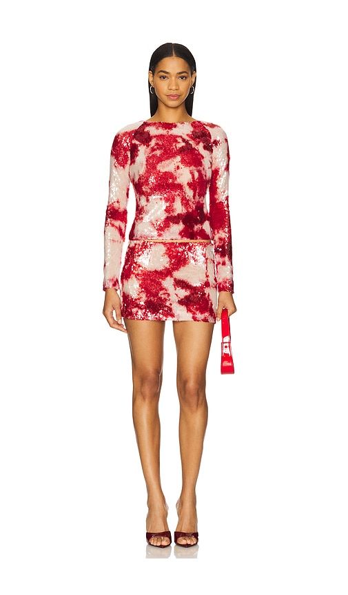 Amadiah Sequin Mini Skirt in . Taglia M. Also in S, XS - Kim Shui - Modalova