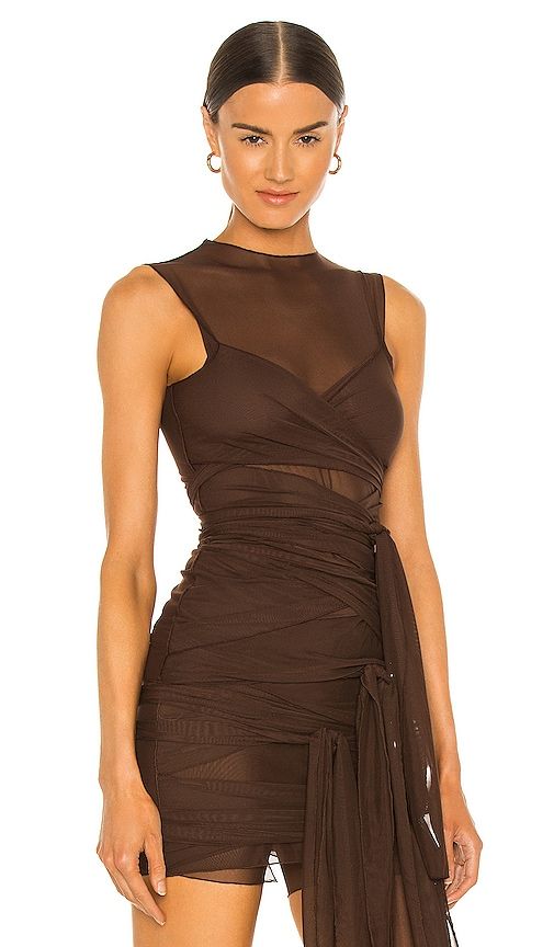 Jersey Tie Top in . - size S (also in L) - Kim Shui - Modalova