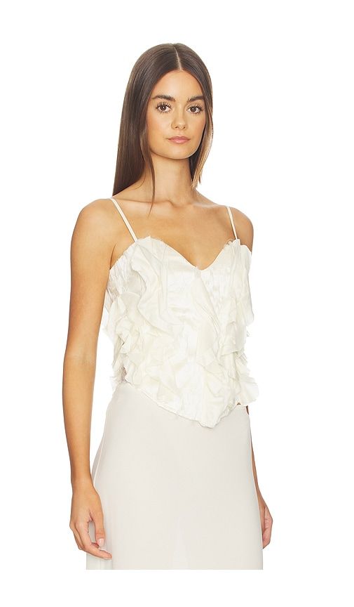 Emma Lace Up Bustier Top in . - size L (also in M, S, XS) - Kim Shui - Modalova