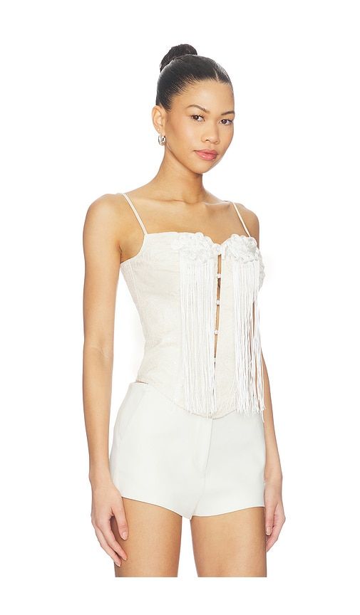 Yun Tassel Knot Corset Top in . - size L (also in M, S, XS) - Kim Shui - Modalova