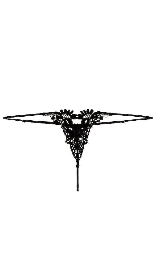 Lace Ouvert Thong in . - size M/L (also in XS/S) - Kiki de Montparnasse - Modalova