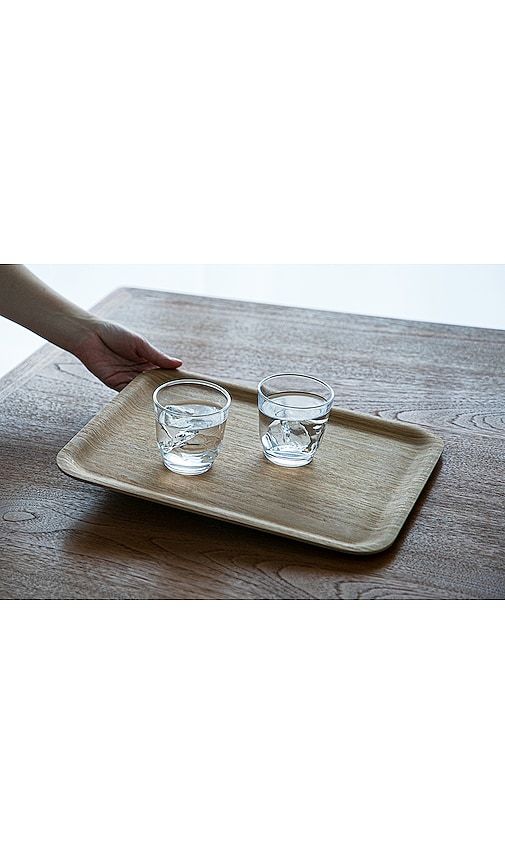 Nonslip Tray 430x330mm in Tan - KINTO - Modalova