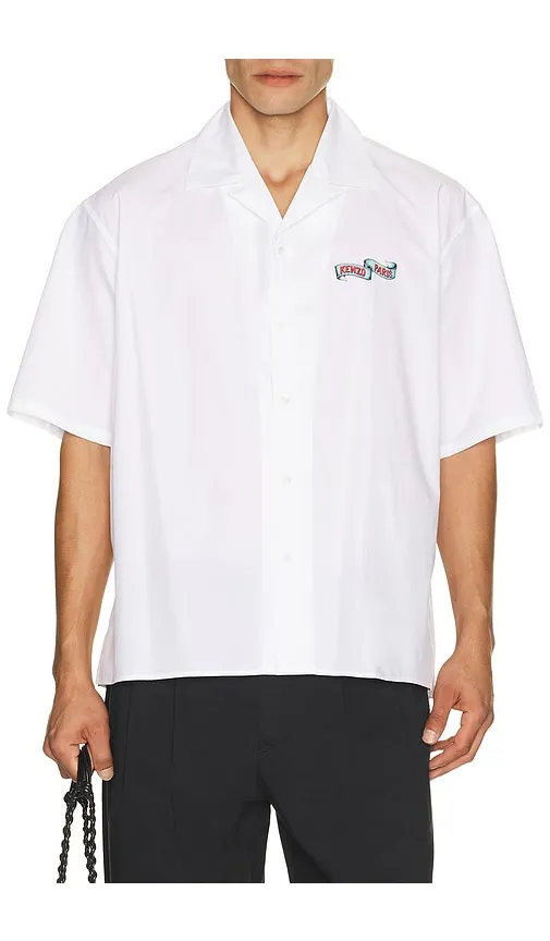 Jumping Tiger Hawaiian Short Sleeve Shirt in . - size L (also in M, S, XL/1X) - Kenzo - Modalova