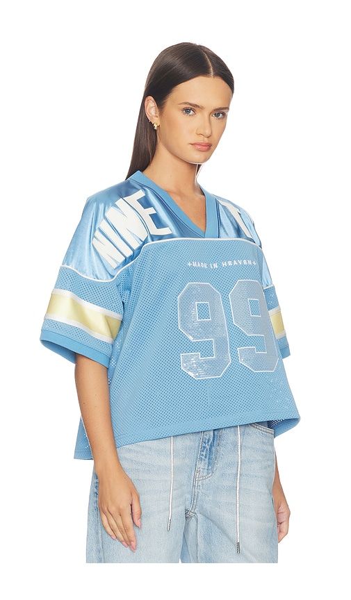 Spark Jersey Top in Baby Blue. - size S (also in XS) - Ksubi - Modalova