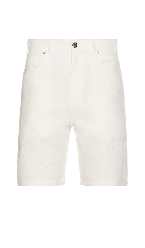 Sands Linen Panel Shorts in Cream. - size L (also in M, S, XL/1X) - KROST - Modalova