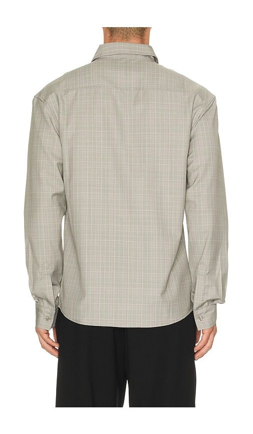 Jordan Wool Plaid Shirt in Grey. - size L (also in M, S, XL/1X) - KROST - Modalova
