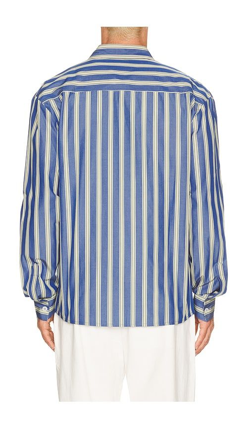 Jordan Striped Shirt in Blue. - size L (also in M, S) - KROST - Modalova