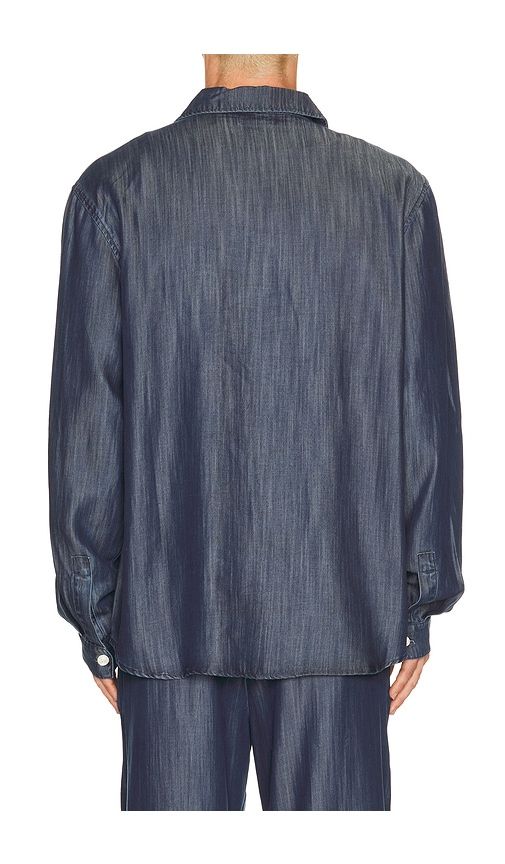 Oversized Denim Shirt in Blue. - size L (also in XL/1X) - KROST - Modalova