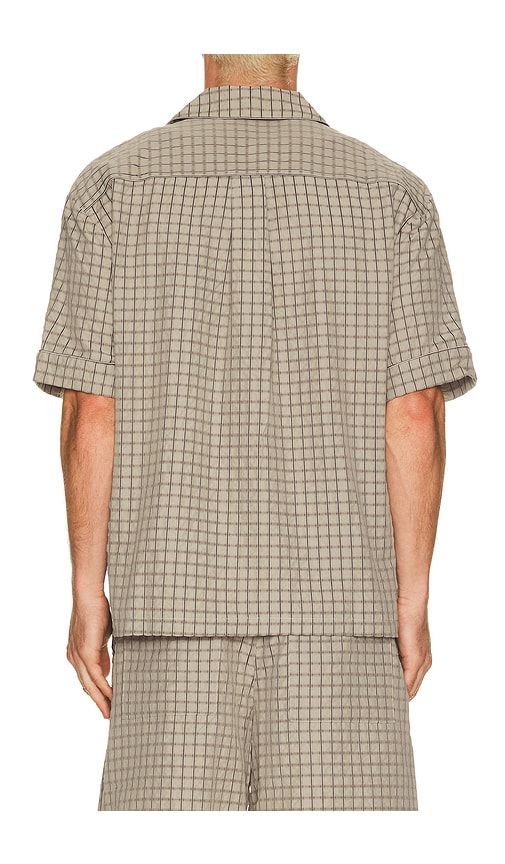 Plaid Bowling Shirt in Tan. - size L (also in M, S) - KROST - Modalova