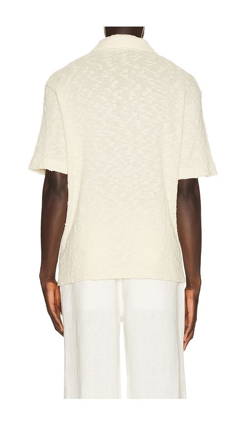 Textured Cotton Knit Polo in . - size L (also in S) - KROST - Modalova