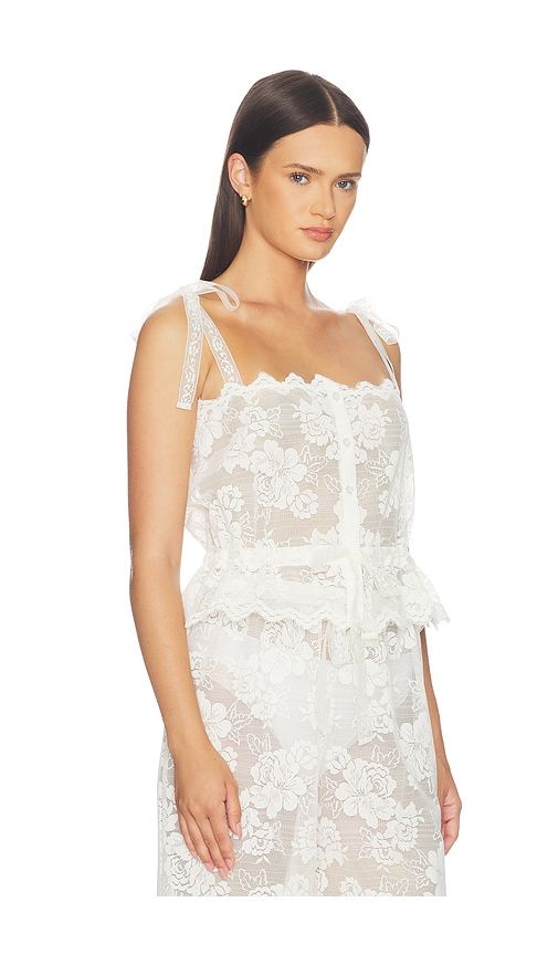 Florence Camisole Top in Ivory. - size M (also in S) - KAT THE LABEL - Modalova