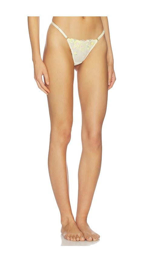 Amelia Thong in Yellow. - size L (also in M, S, XS) - KAT THE LABEL - Modalova