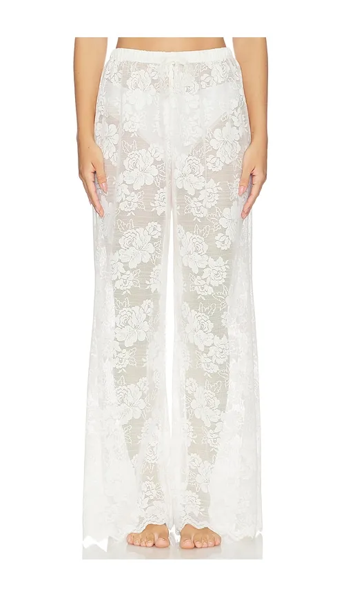 Florence Pant in Ivory. - size M (also in S, XL/1X) - KAT THE LABEL - Modalova