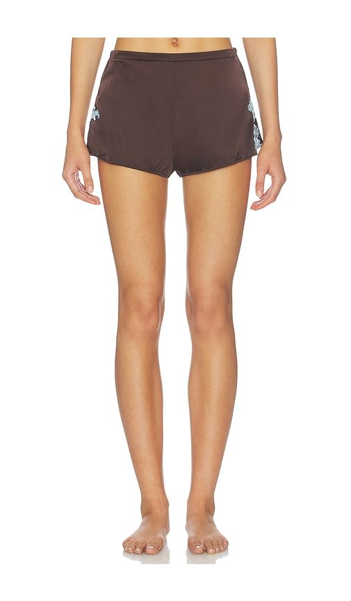 Jean Short in Brown. - size L (also in M, S, XS) - KAT THE LABEL - Modalova