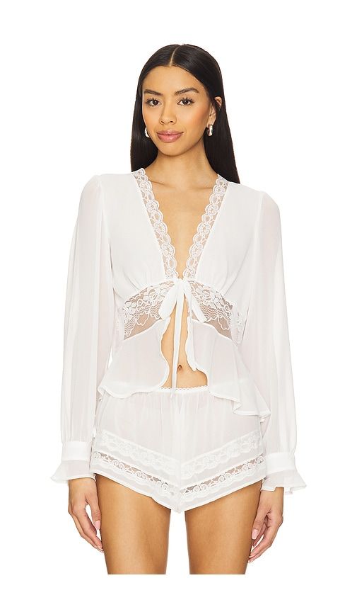 Betty Blouse in White. - size L (also in M, S, XL) - KAT THE LABEL - Modalova