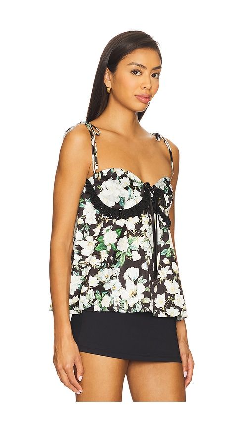 Gretchen Top in Black. - size 0 (also in 4, 6) - KIKA VARGAS - Modalova