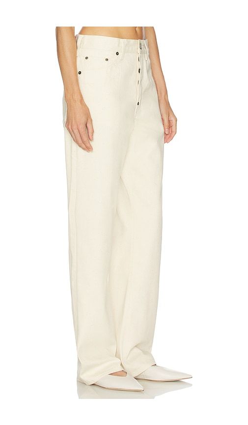 Selvedge Undone Denim Pants in White. - size 24 (also in 27, 28) - Kenzo - Modalova