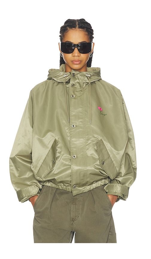 Tulip Windbreaker in Army. - size M (also in S, XS) - Kenzo - Modalova