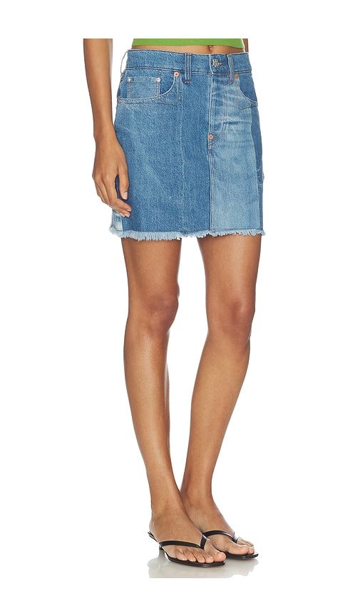 Patchwork Short Skirt in Blue. - size 24 (also in 25, 26) - Kenzo - Modalova