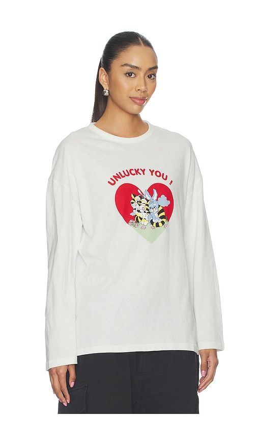 Gots Cartoon Long Sleeves T-shirt in White. - size M (also in XS) - Kenzo - Modalova