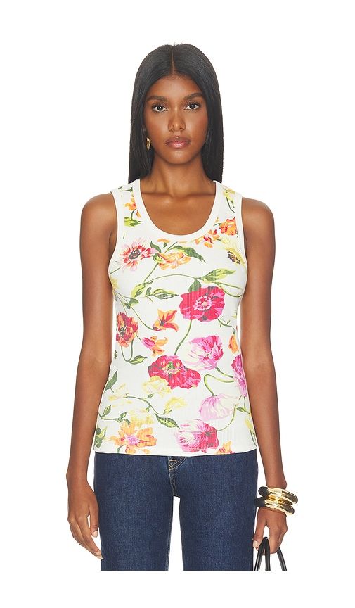 Wildflower Tank Top in Cream. - size M (also in S, XS) - Kenzo - Modalova