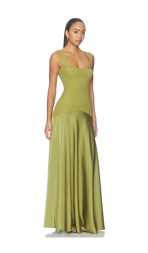 Sidney Gown in Green. - size M (also in S, XS, XXS) - L'Academie - Modalova