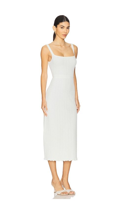 Eryn Midi Dress in Ivory. - size L (also in XL) - L'Academie - Modalova